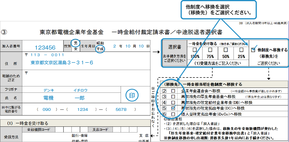 個人番号の提出