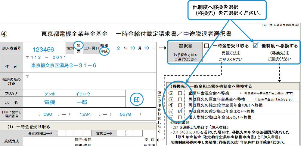 個人番号の提出